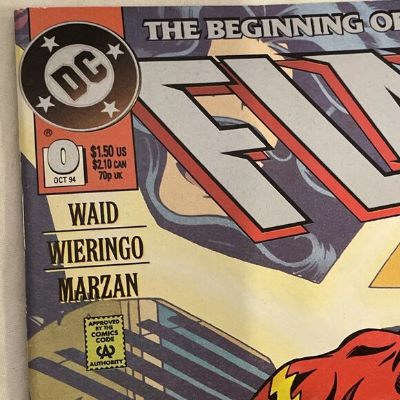 The Flash Vol 2 #0 Flashing Back 1994 Mike Wieringo José Marzan, Jr. Cover Mark - Picture 9 of 12